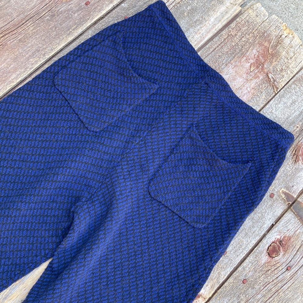 💙 Free People The Cozy Blue Motif Pants - Picture 8 of 9